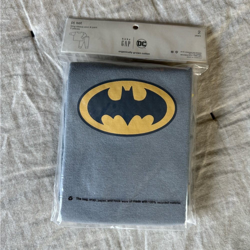 NWT Batman pajamas 2T
